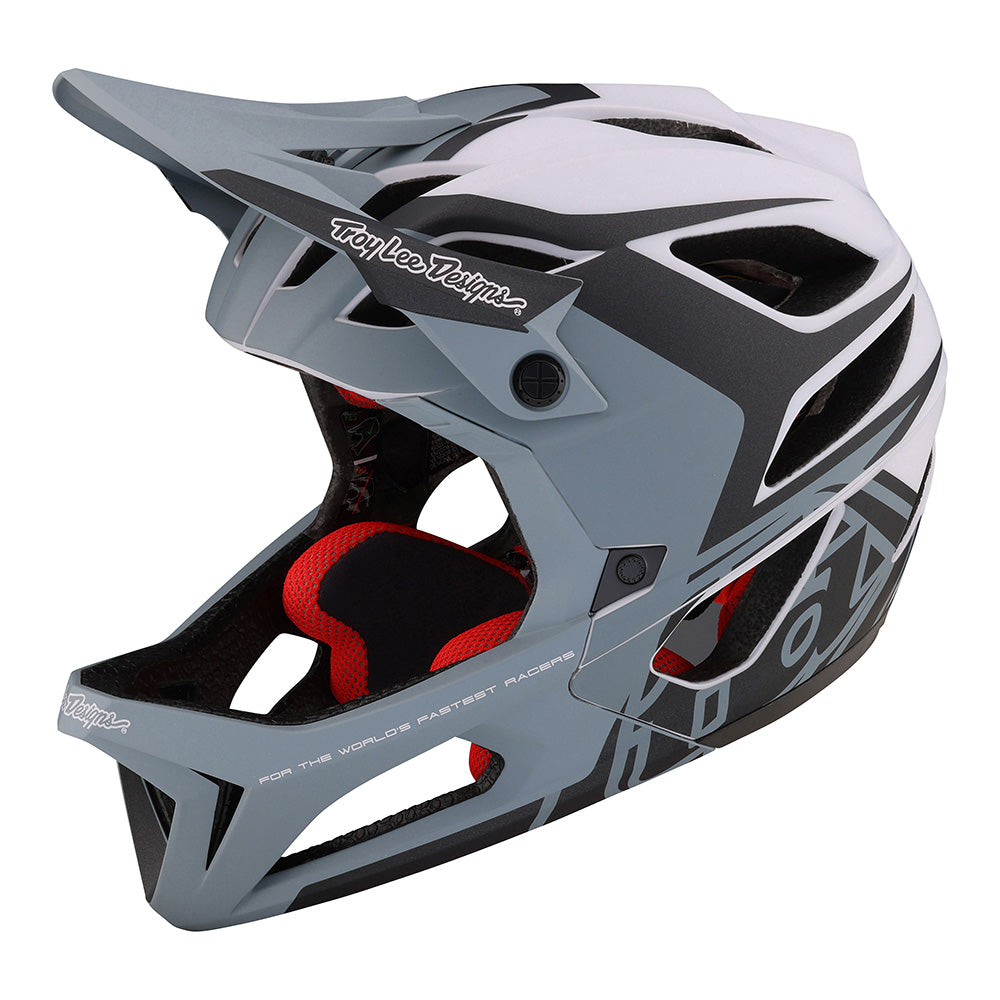 Troy Lee Stage Helmet W/MIPS Valance Grey