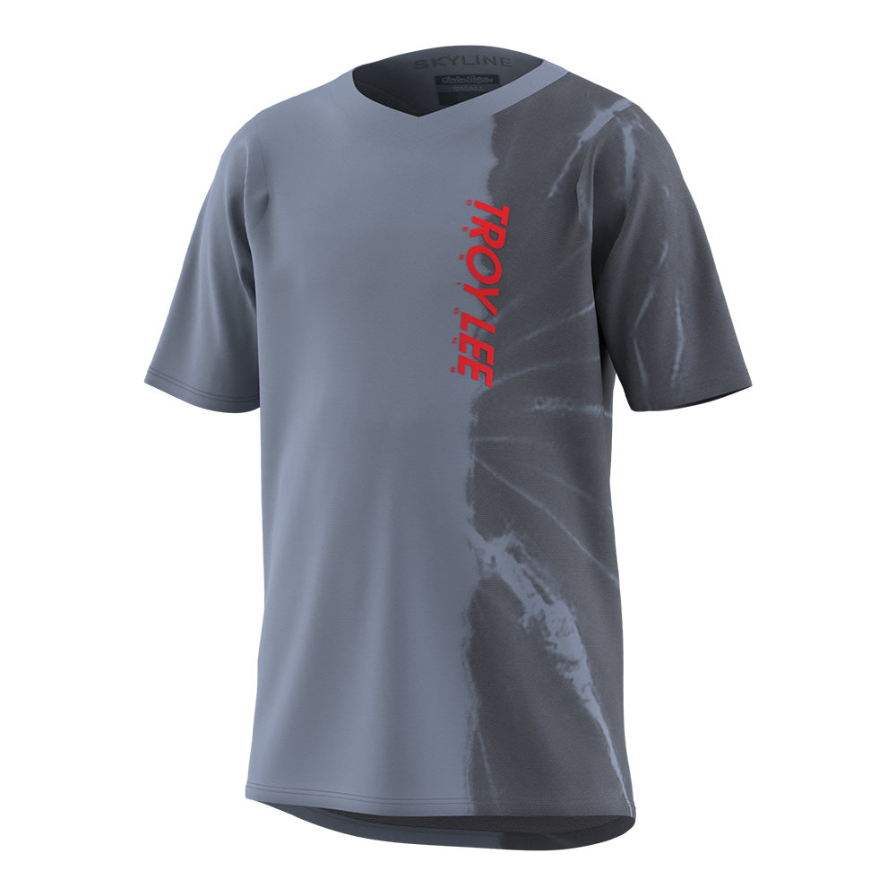 Troy Lee Youth Skyline SS Jersey Half Dye Cement