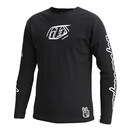 Troy Lee Youth Sprint Jersey Icon Black