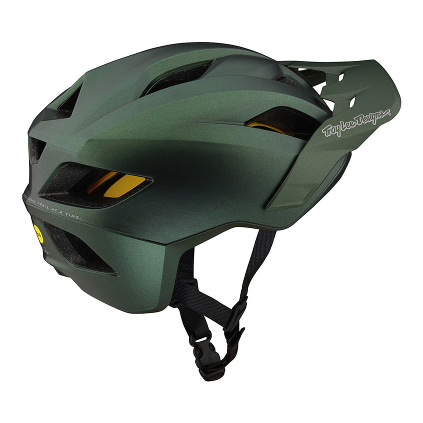 Troy Lee Youth Flowline Helmet W/MIPS Orbit Forest Green