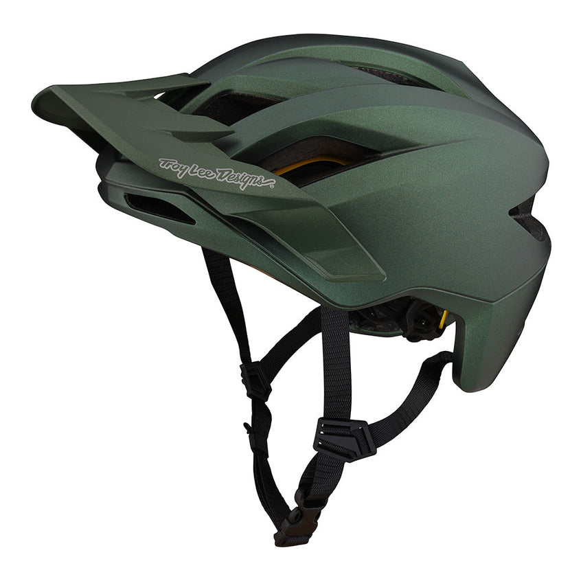 Troy Lee Youth Flowline Helmet W/MIPS Orbit Forest Green