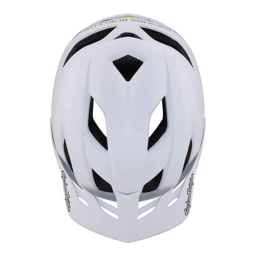 Troy Lee Youth Flowline Helmet W/MIPS Orbit White