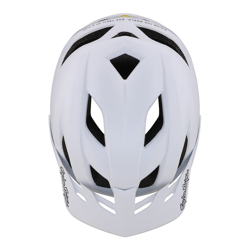 Troy Lee Youth Flowline Helmet W/MIPS Orbit White