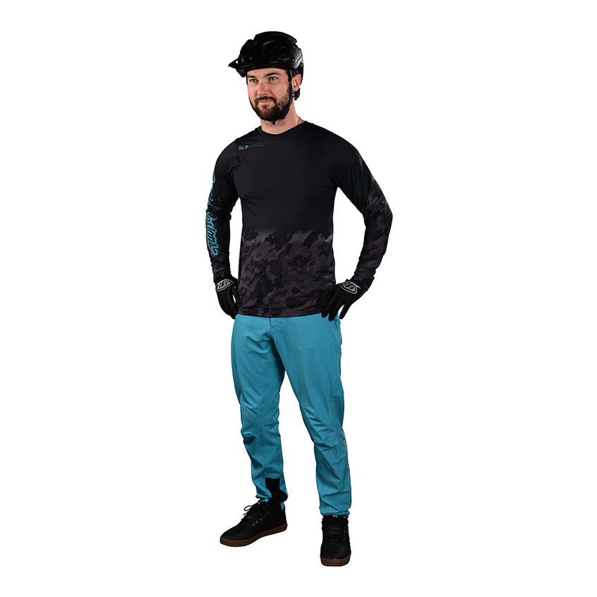 Troy Lee Skyline LS Jersey Fader Digi Black
