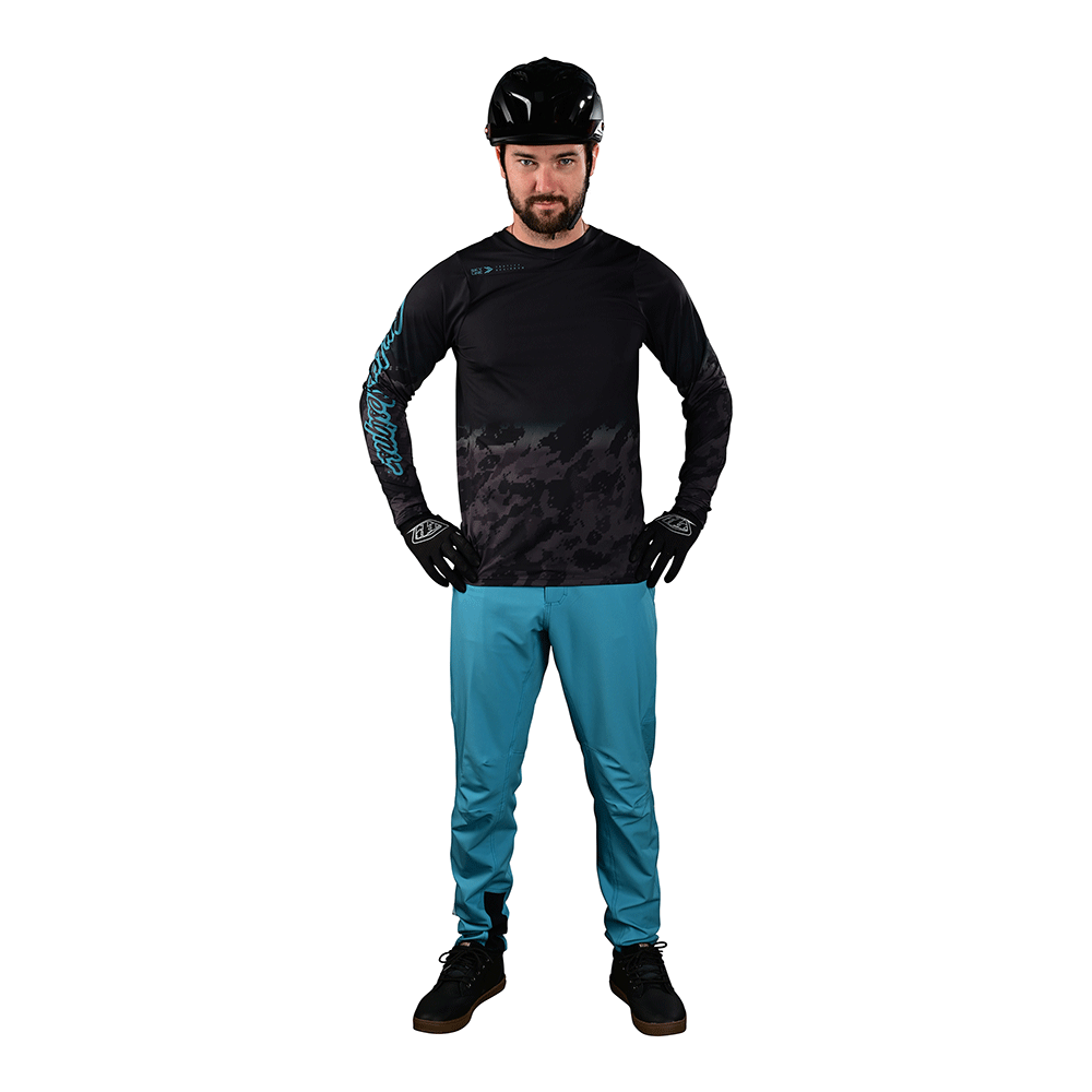 Troy Lee Skyline LS Jersey Fader Digi Black