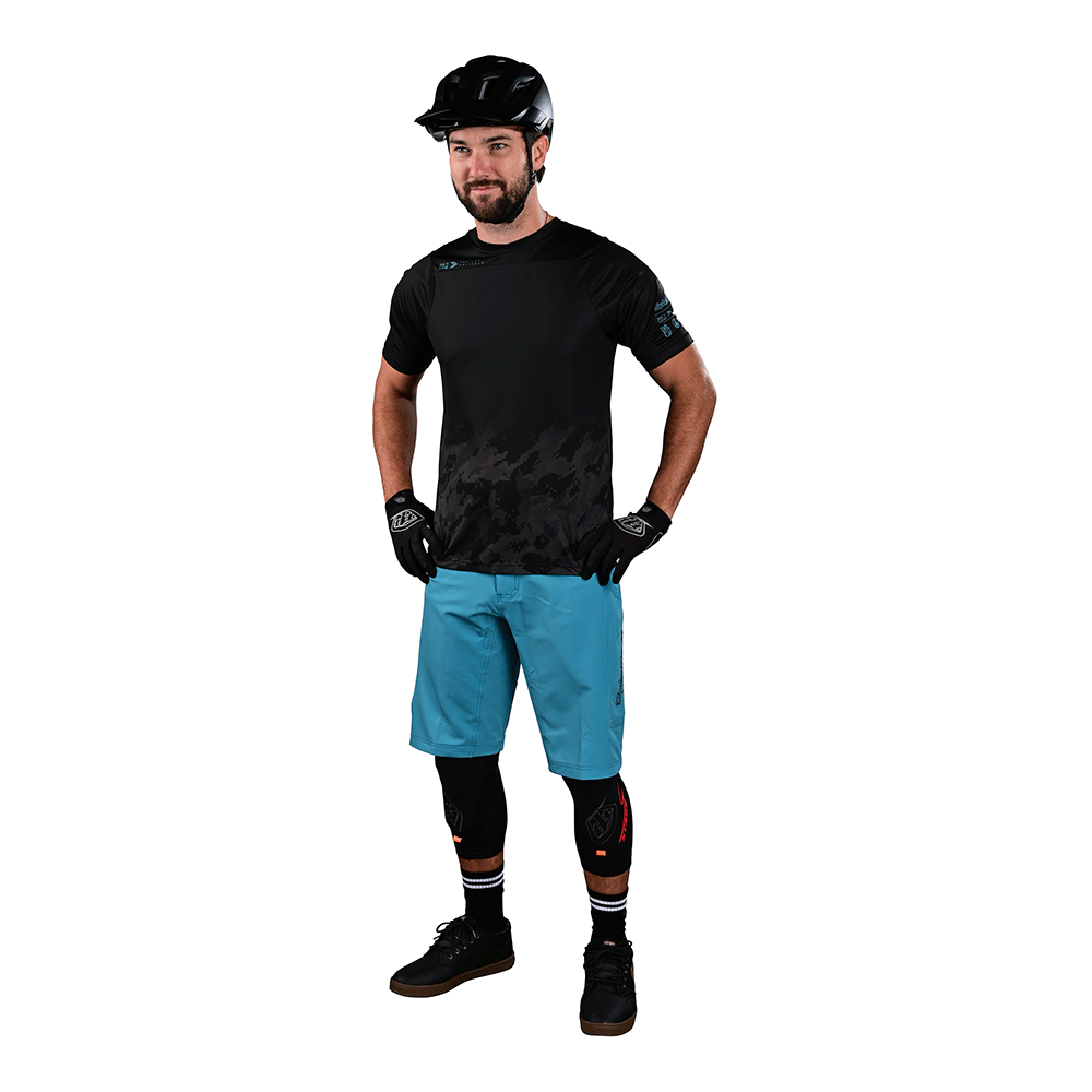 Troy Lee Skyline SS Jersey Fader Digi Black