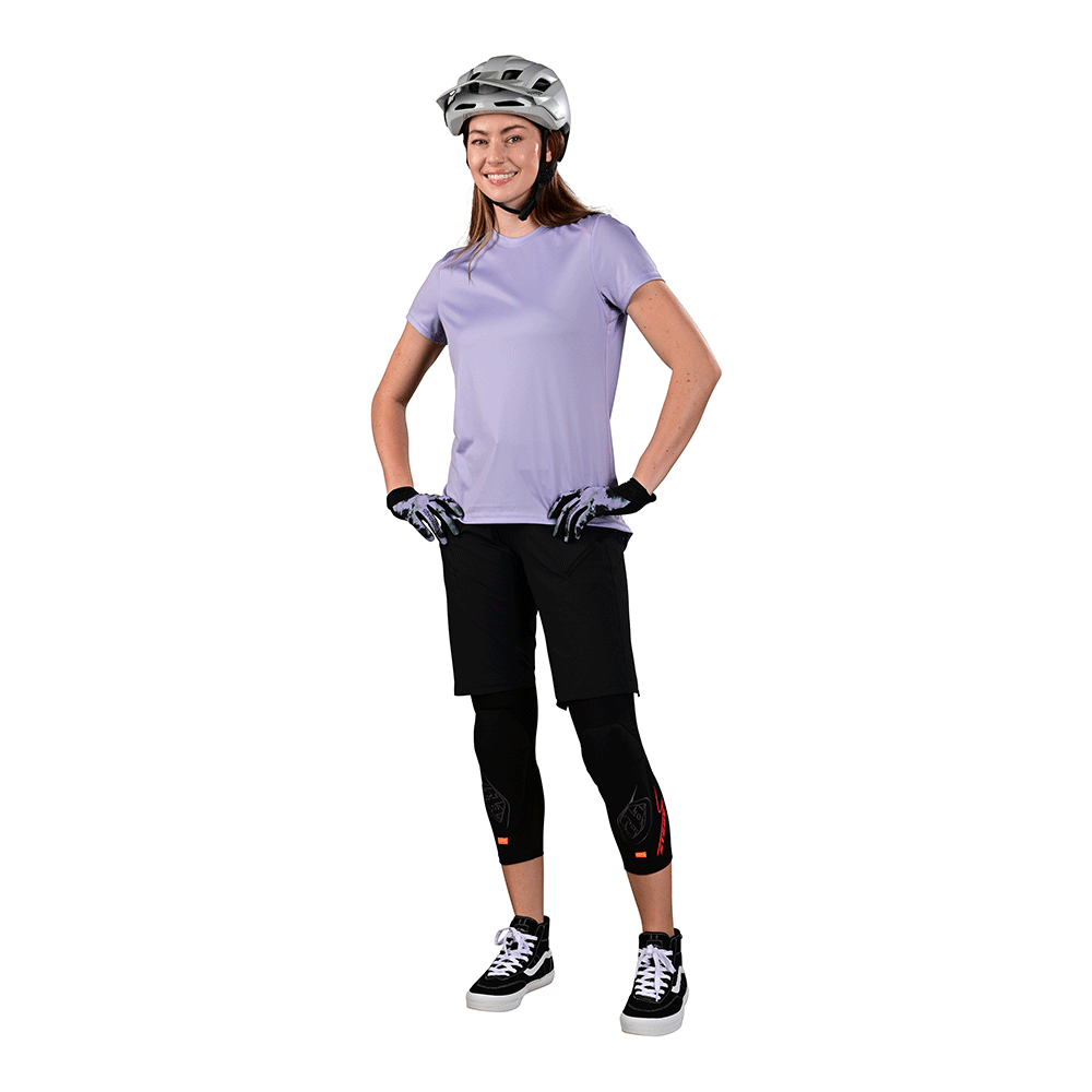 Troy Lee Womens Lilium SS Jersey Solid Lilac