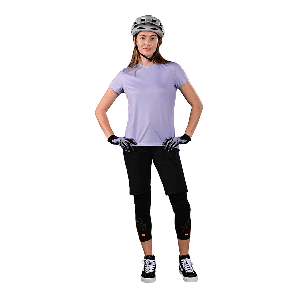 Troy Lee Womens Lilium SS Jersey Solid Lilac