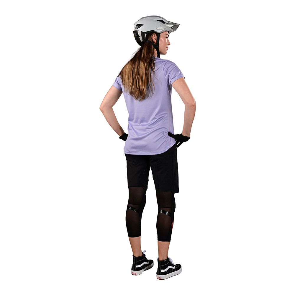 Troy Lee Womens Lilium SS Jersey Solid Lilac