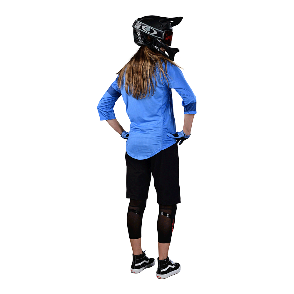 Troy Lee Womens Mischief Jersey Split Stripe Wildflower