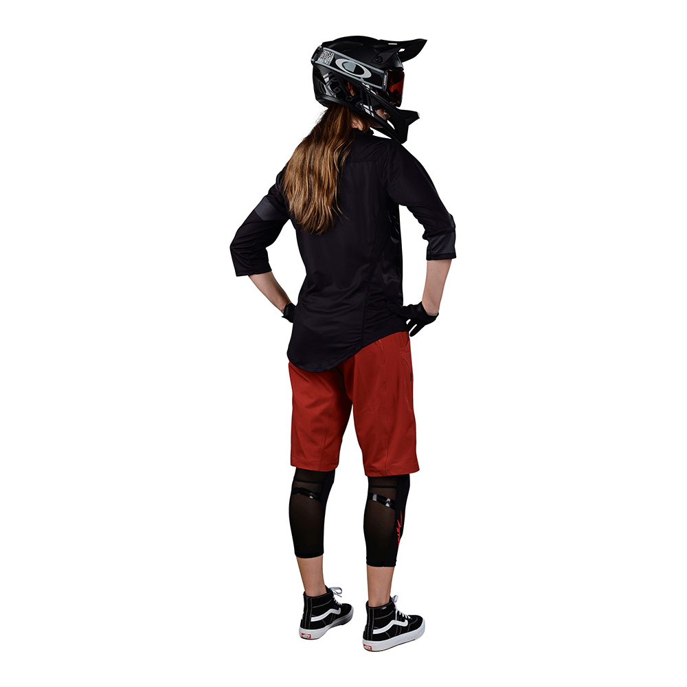 Troy Lee Womens Mischief Short Shell Solid Henna