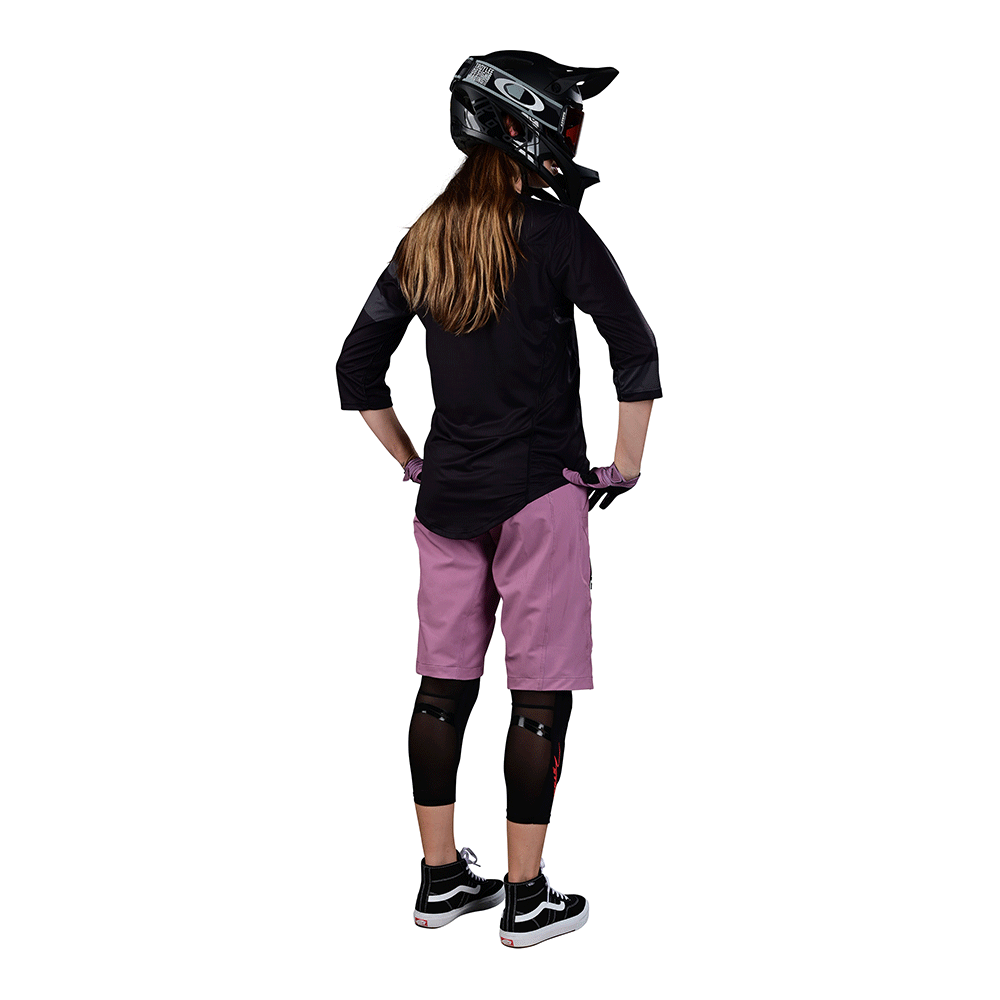 Troy Lee Womens Mischief Short Shell Solid Rosewood