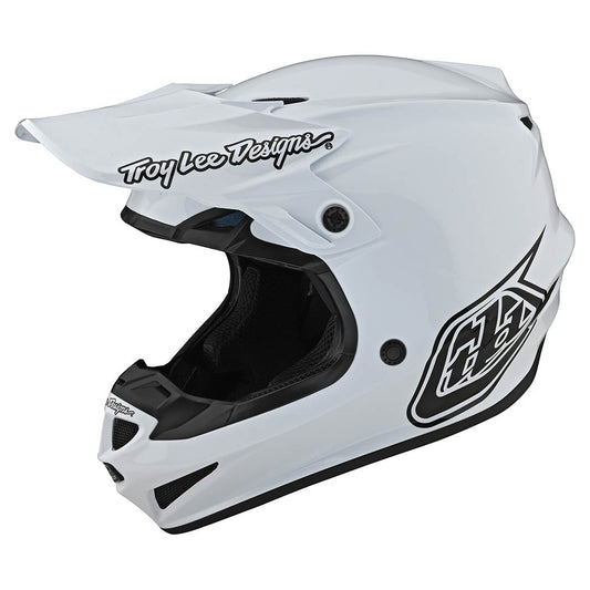 Troy Lee Designs Se4 Polyacrylit-Helm Mono Weiß