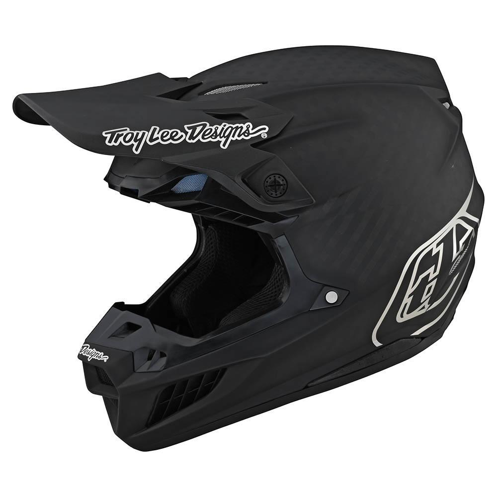 TLD Se5 Carbon-Helm Stealth Schwarz/Chrom