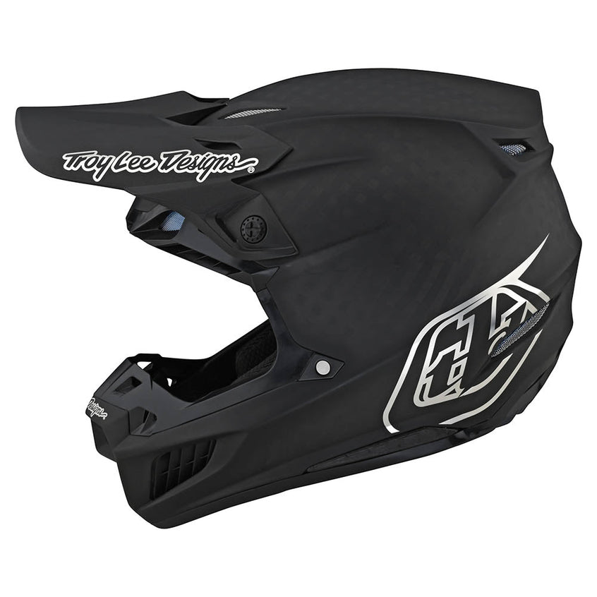 Troy Lee SE5 CARBON HELMET W/MIPS STEALTH BLACK/CHROME