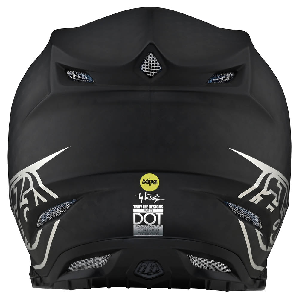 Troy Lee SE5 CARBON HELMET W/MIPS STEALTH BLACK/CHROME