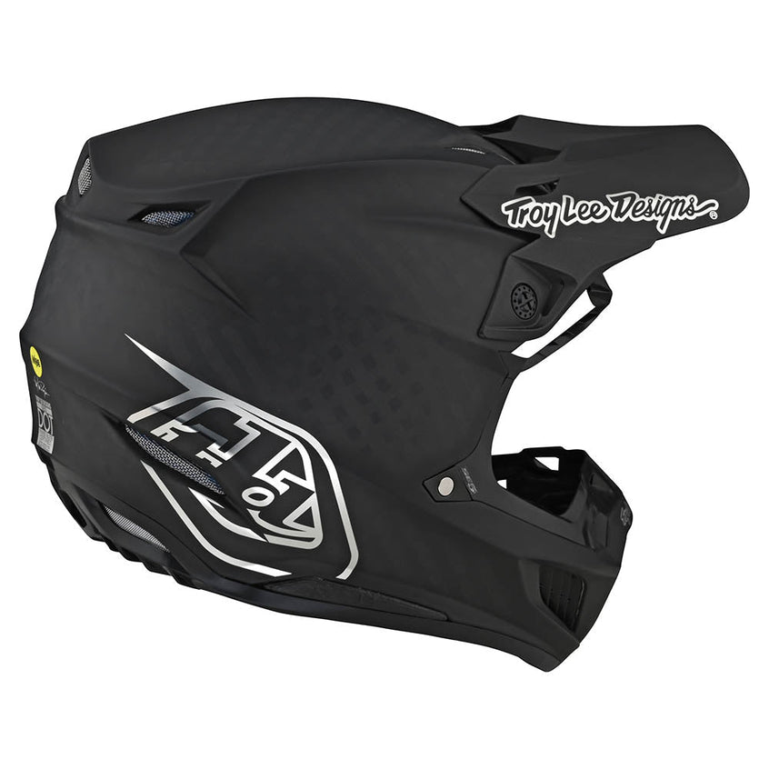 Troy Lee SE5 CARBON HELMET W/MIPS STEALTH BLACK/CHROME
