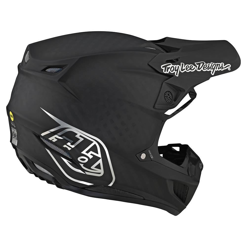 TLD Se5 Carbon-Helm Stealth Schwarz/Chrom