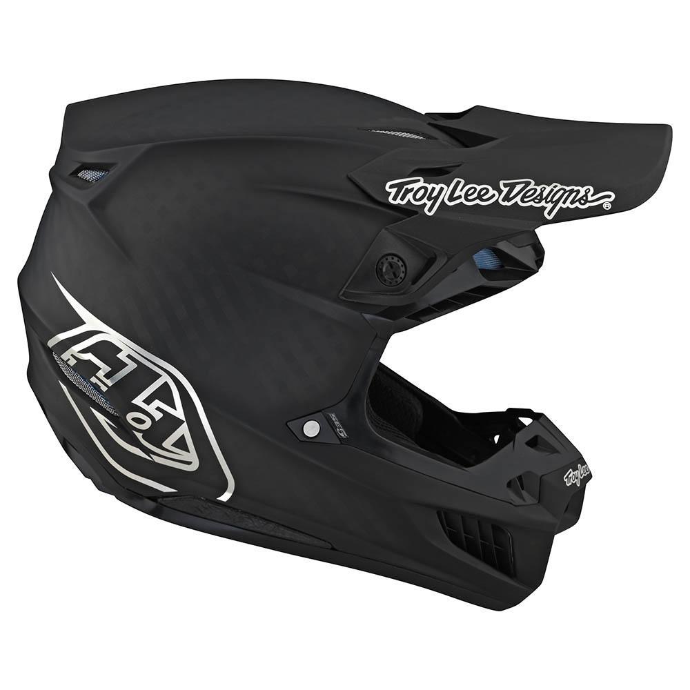 TLD Se5 Carbon-Helm Stealth Schwarz/Chrom