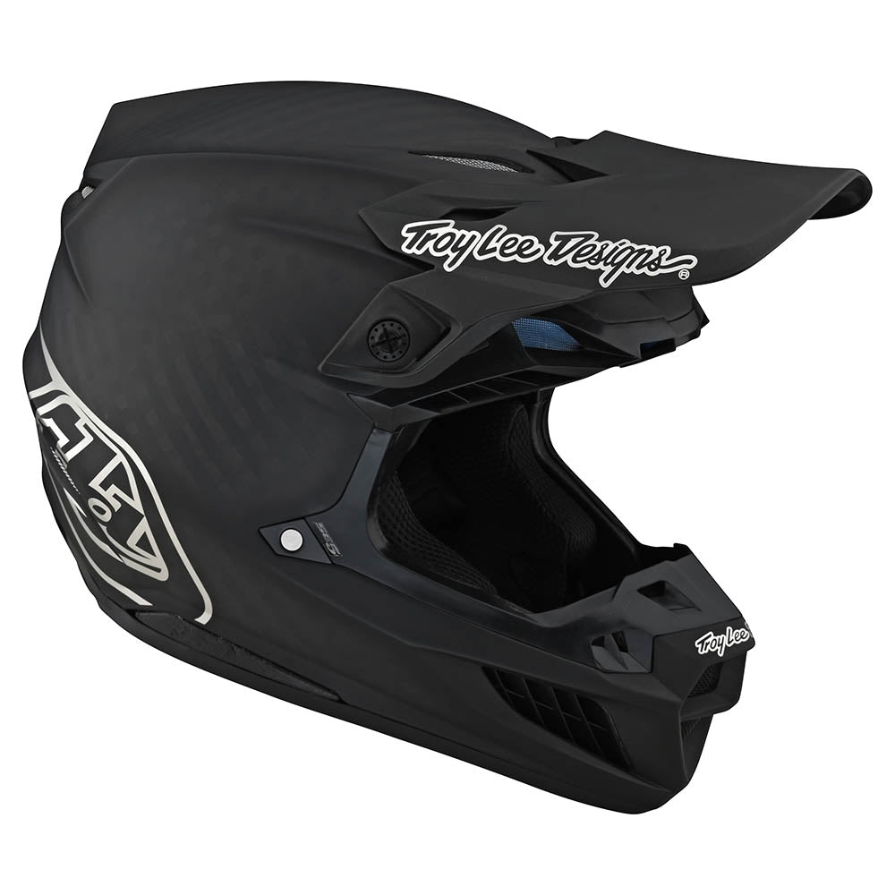 Troy Lee SE5 CARBON HELMET W/MIPS STEALTH BLACK/CHROME
