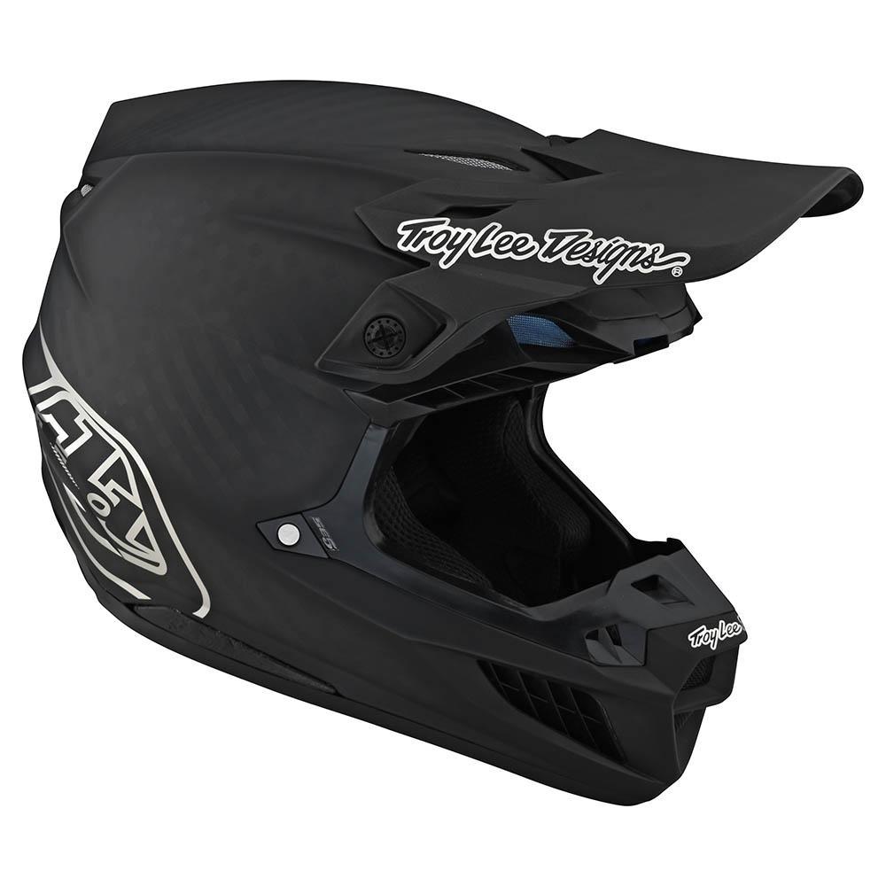 TLD Se5 Carbon-Helm Stealth Schwarz/Chrom