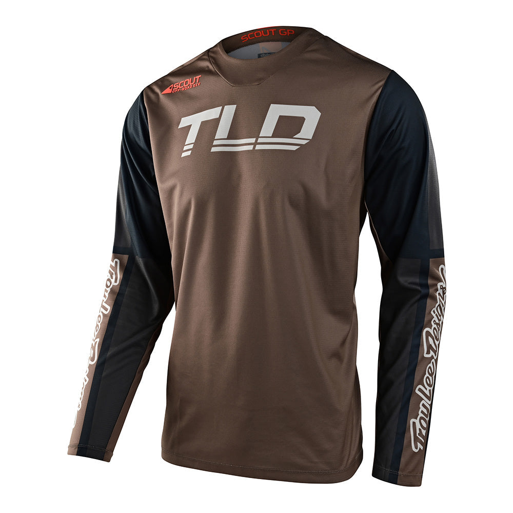 Troy Lee Scout GP Jersey Recon Gravel / Beetle
