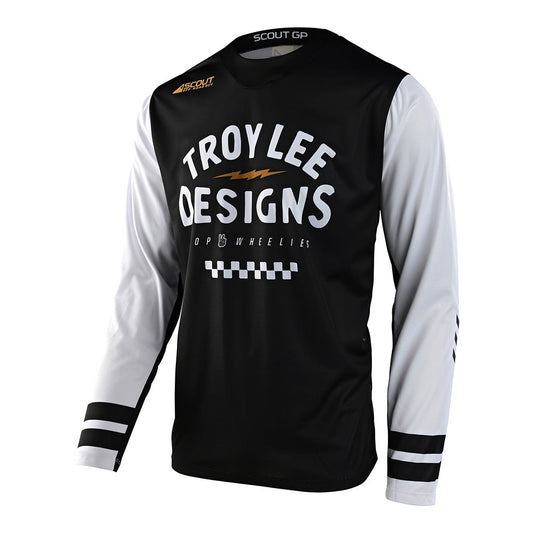 Troy Lee Scout GP Jersey Ride On Black / White