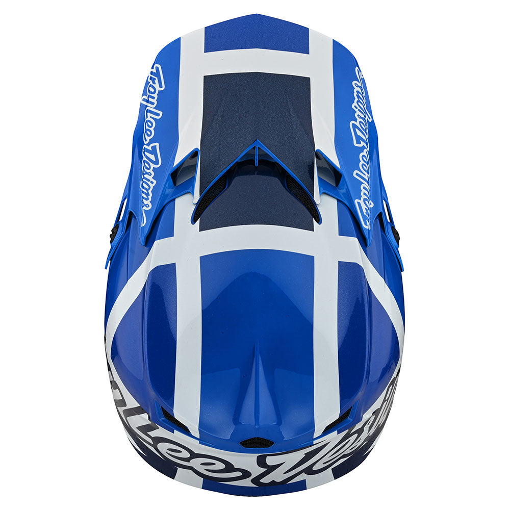 Troy Lee SE4 POLYACRYLITE HELMET W/MIPS QUATTRO BLUE
