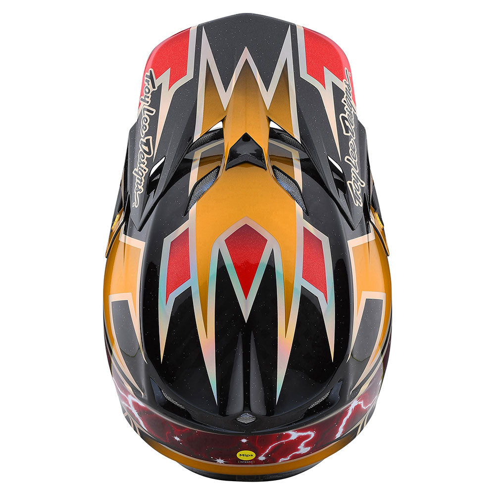 Troy Lee SE5 Carbon Helmet W/MIPS Lightning Gold