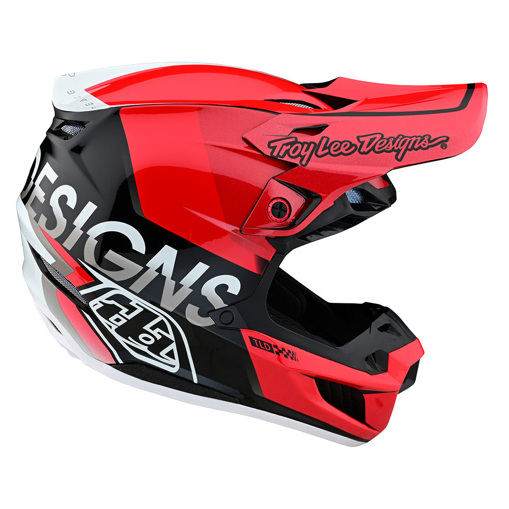 Troy Lee SE5 Composite Helmet W/MIPS Qualifier Red / Black