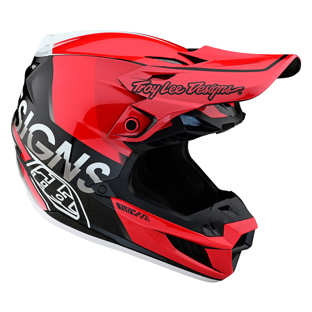 Troy Lee SE5 Composite Helmet W/MIPS Qualifier Red / Black