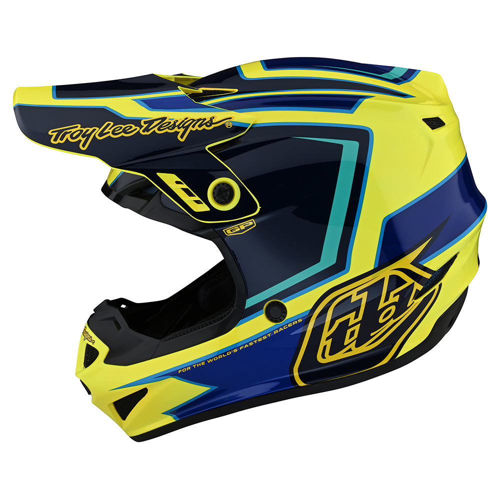 Troy Lee YOUTH GP HELMET NO MIPS RITN YELLOW