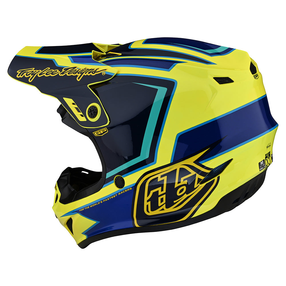 Troy Lee YOUTH GP HELMET NO MIPS RITN YELLOW