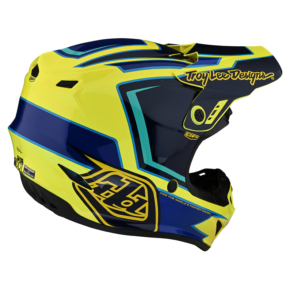 Troy Lee YOUTH GP HELMET NO MIPS RITN YELLOW