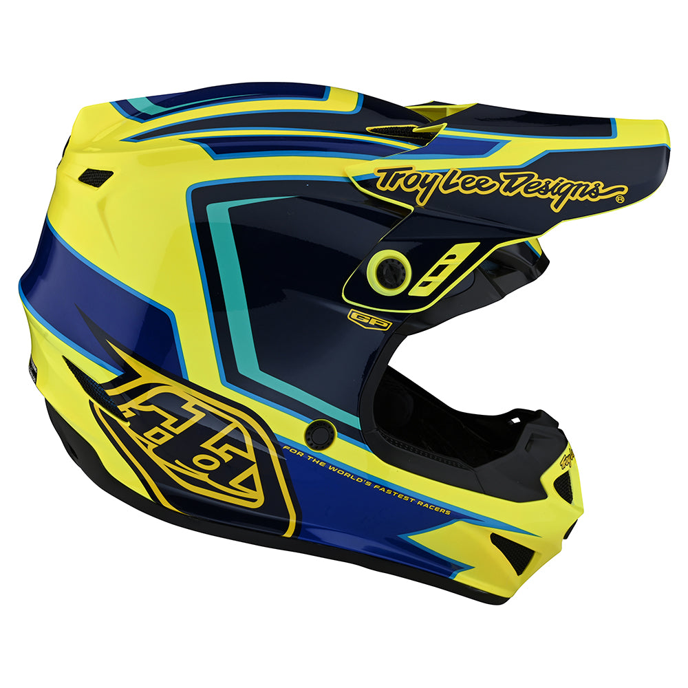 Troy Lee YOUTH GP HELMET NO MIPS RITN YELLOW