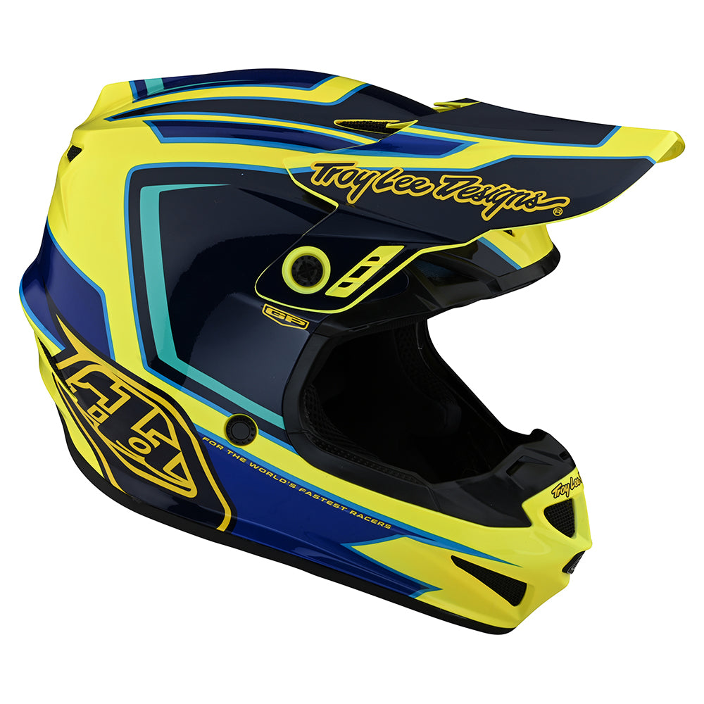 Troy Lee YOUTH GP HELMET NO MIPS RITN YELLOW