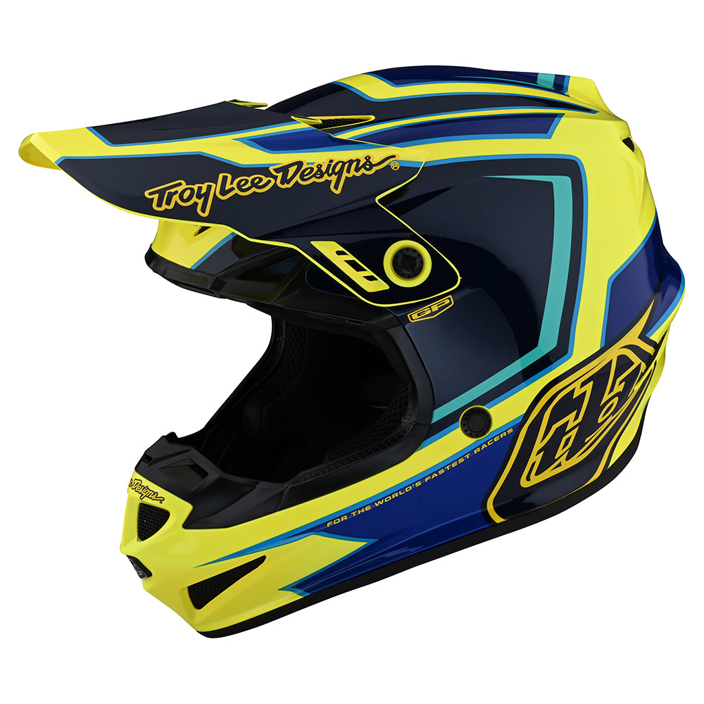 Troy Lee YOUTH GP HELMET NO MIPS RITN YELLOW
