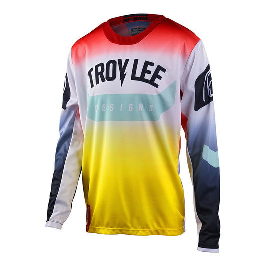 Troy Lee Youth GP Jersey Arc Acid Yellow / Red