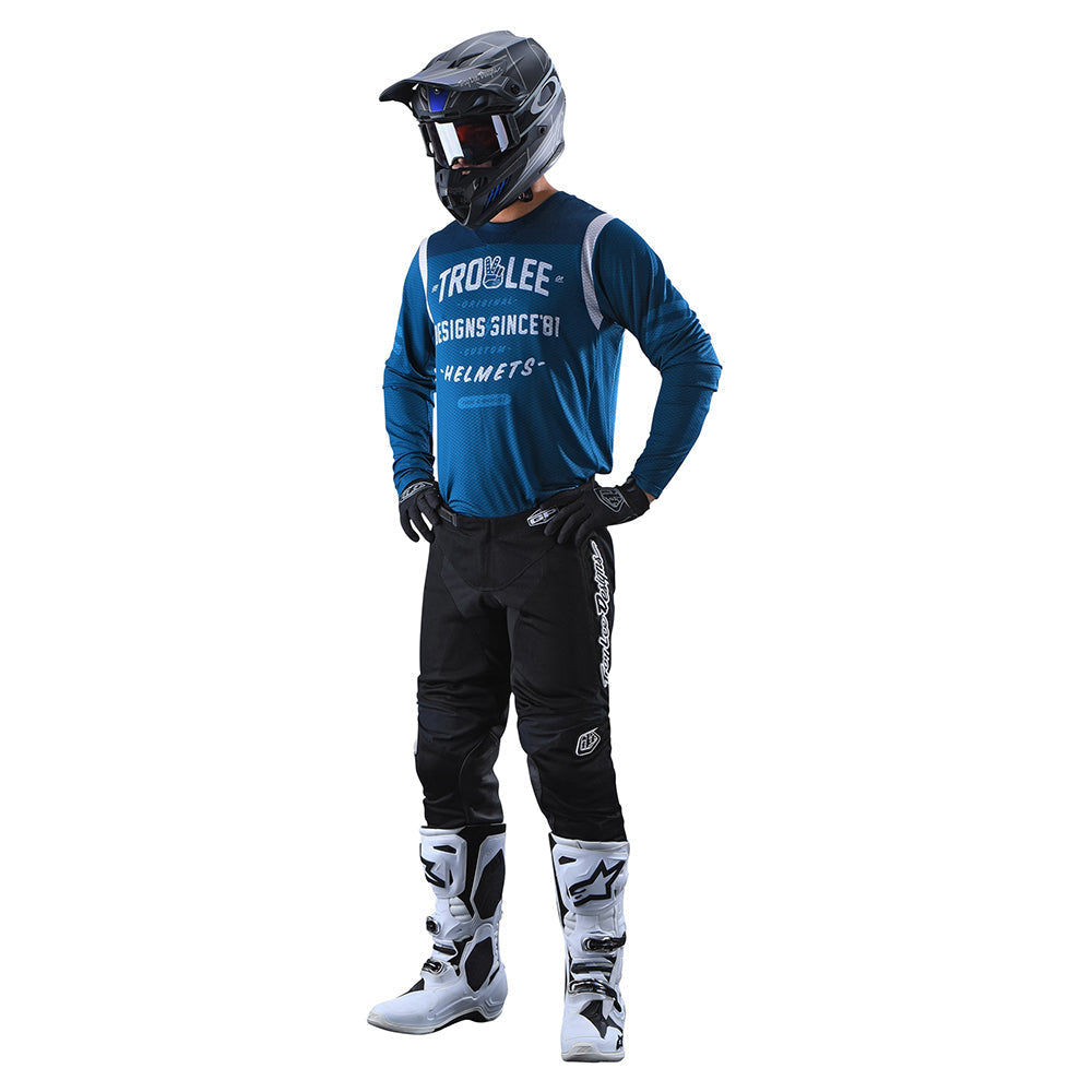 Troy Lee Designs Gp Air-Trikot (Langärmlig) Roll Out Slate Blue