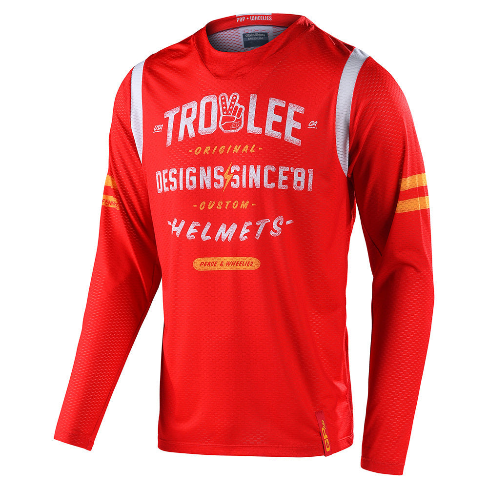 Troy Lee Designs Gp Air-Trikot (Langärmlig) Roll Out Rot