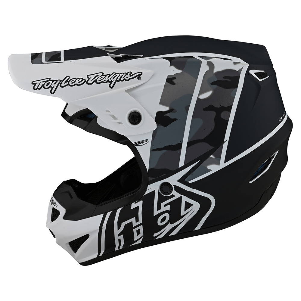 Troy Lee Designs Gp-Helm Nova Camo Für Kinder Weiß