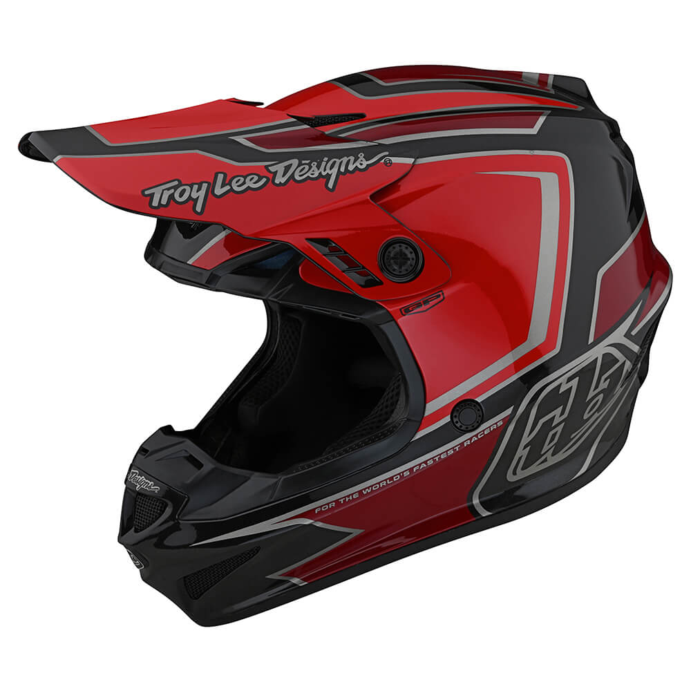 Troy Lee Designs Gp-Helm Ritn Rot