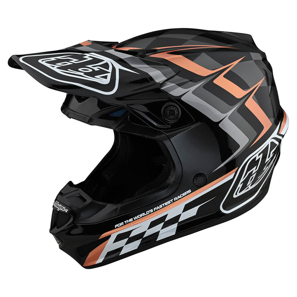 Troy Lee Designs Se4 Polyacrylit-Helm Warped 