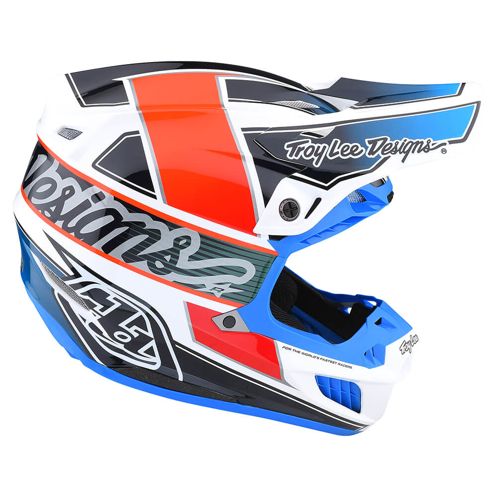 Troy Lee SE5 COMPOSITE HELMET W/MIPS Orange/Blue