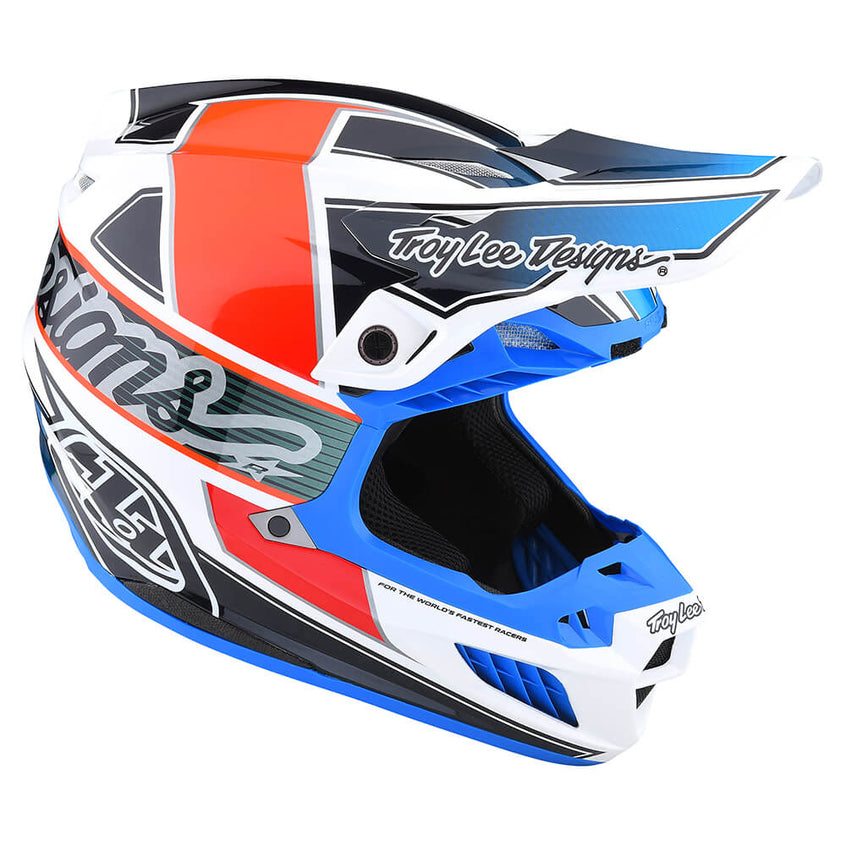 Troy Lee SE5 COMPOSITE HELMET W/MIPS Orange/Blue