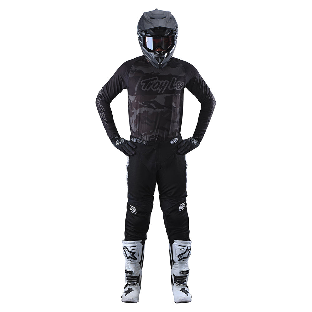 Troy Lee Designs Se Pro Air-Trikot (Langärmlig) Vox Camo Schwarz