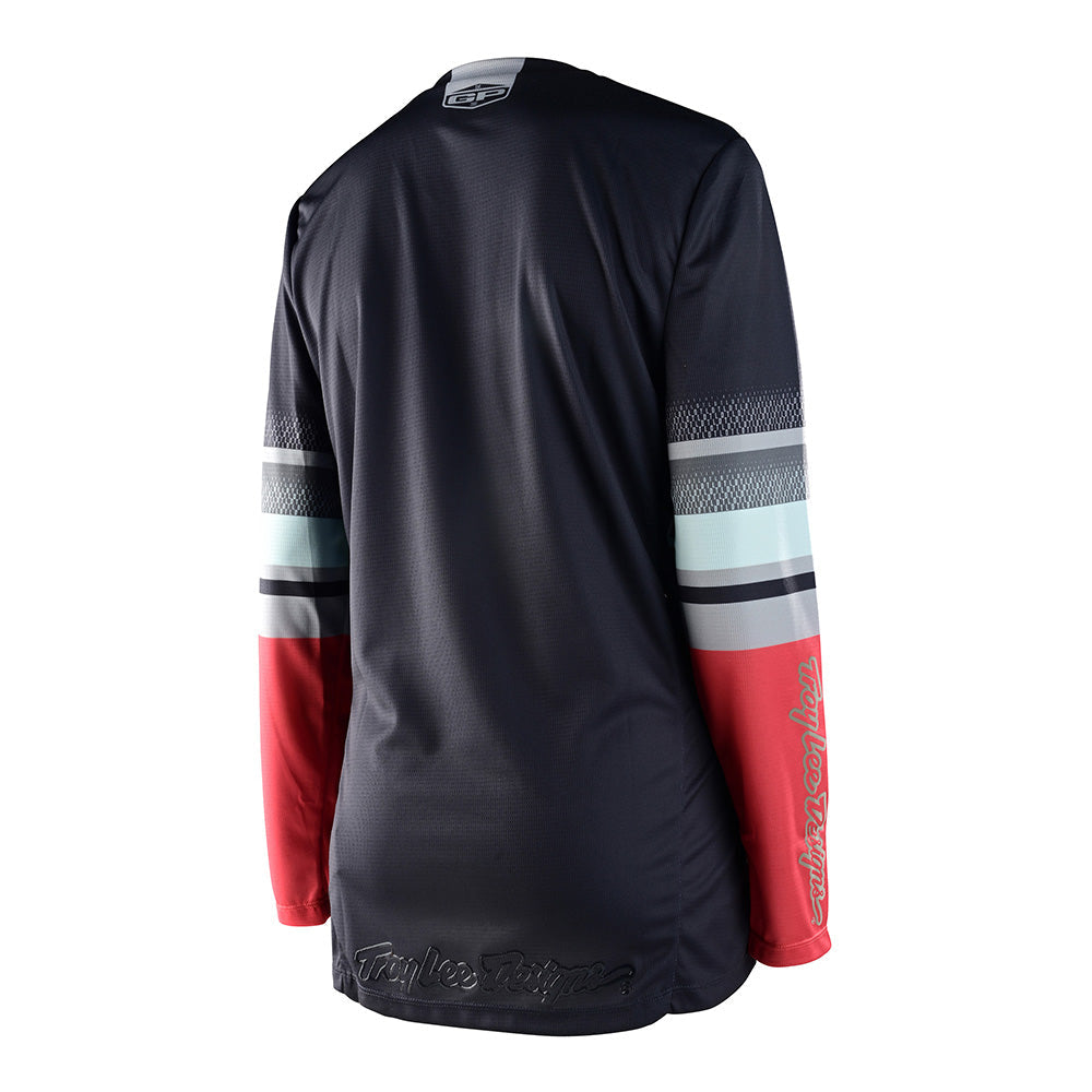 Troy Lee Designs Gp-Trikot Für Damen (Langärmlig) Warped Charcoal