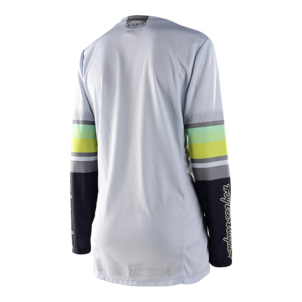 Troy Lee Designs Gp-Trikot Für Damen (Langärmlig) Warped Weiß
