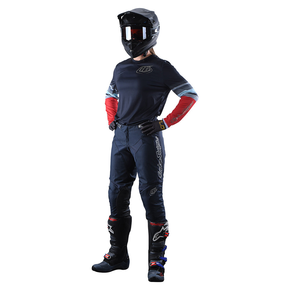 Troy Lee Designs Gp-Trikot Für Damen (Langärmlig) Warped Charcoal