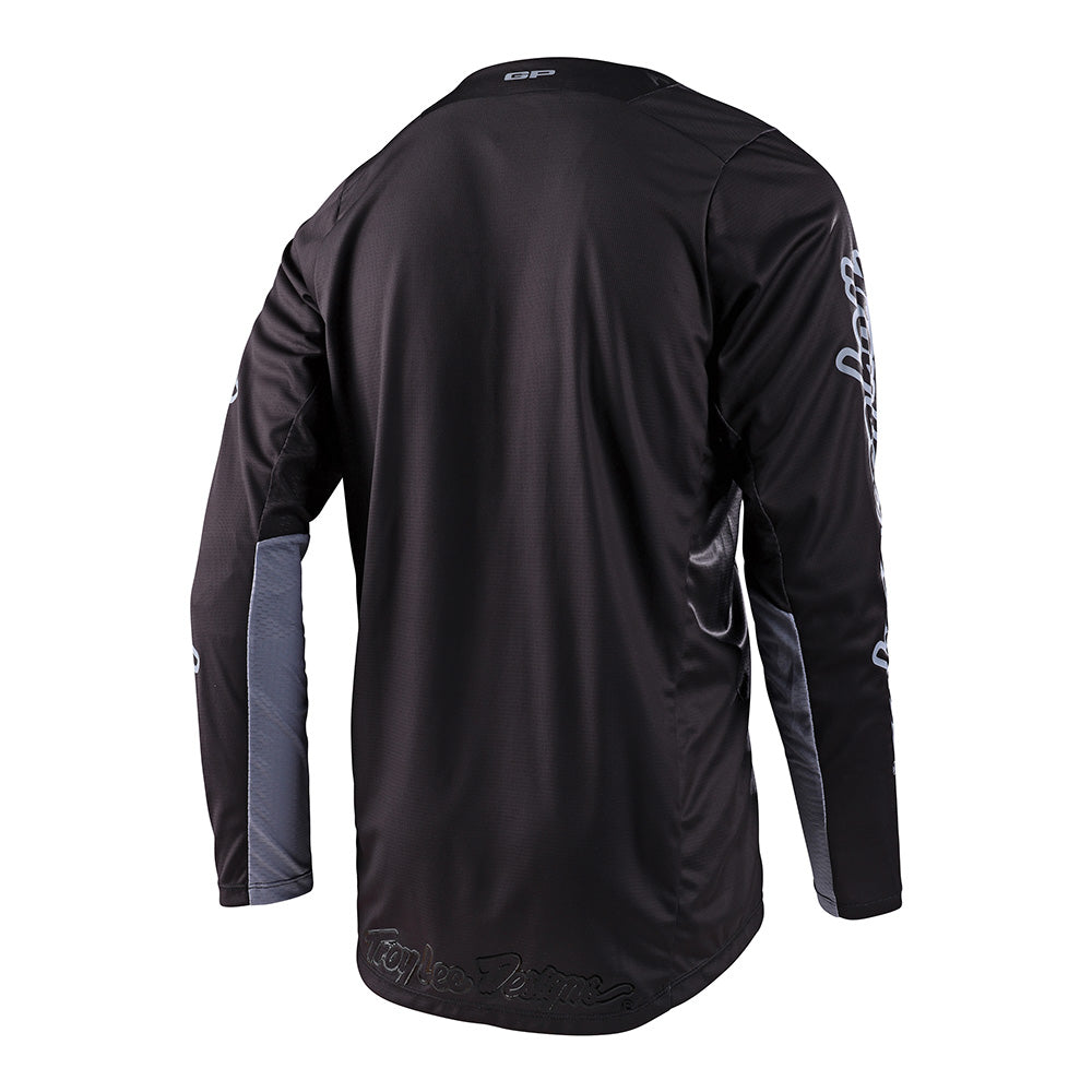 TLD GP-Pro-Trikot Icon Schwarz/Grau